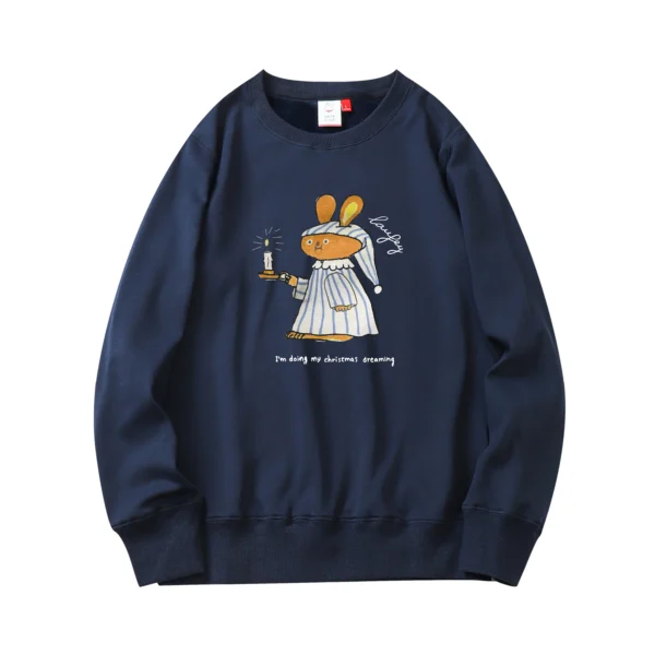 Jingle Bunny Sweatshirt – Navy Blue